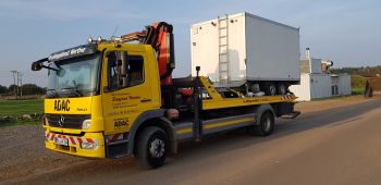 Construction machinery transportation